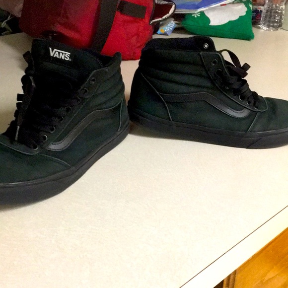 Vans Other - Black on black  (VANS) yes they are use but in good condition no rips good price